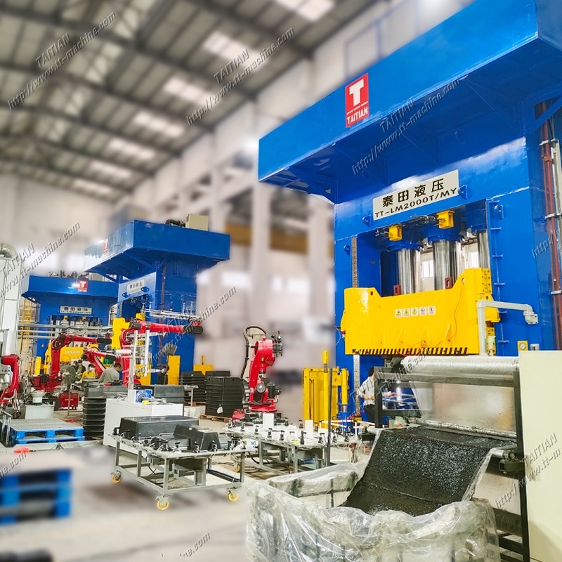 2000tons Composites Hydraulic Press Para sa Bagong Kaso ng Baterya ng Sasakyan ng Sasakyan